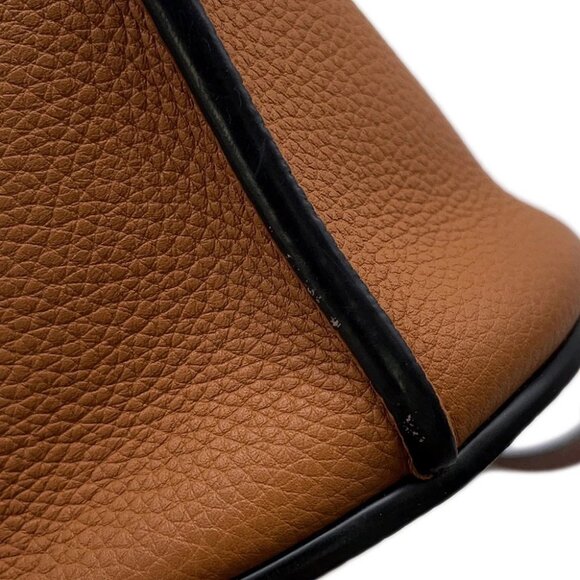 LOEWE Gate bucket Shoulder Bag Leather Brown - Picture 5 of 14